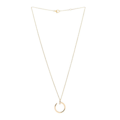 Cartier 18K Yellow Gold Diamond Juste Un Clou Pendant Necklace 3 of 7