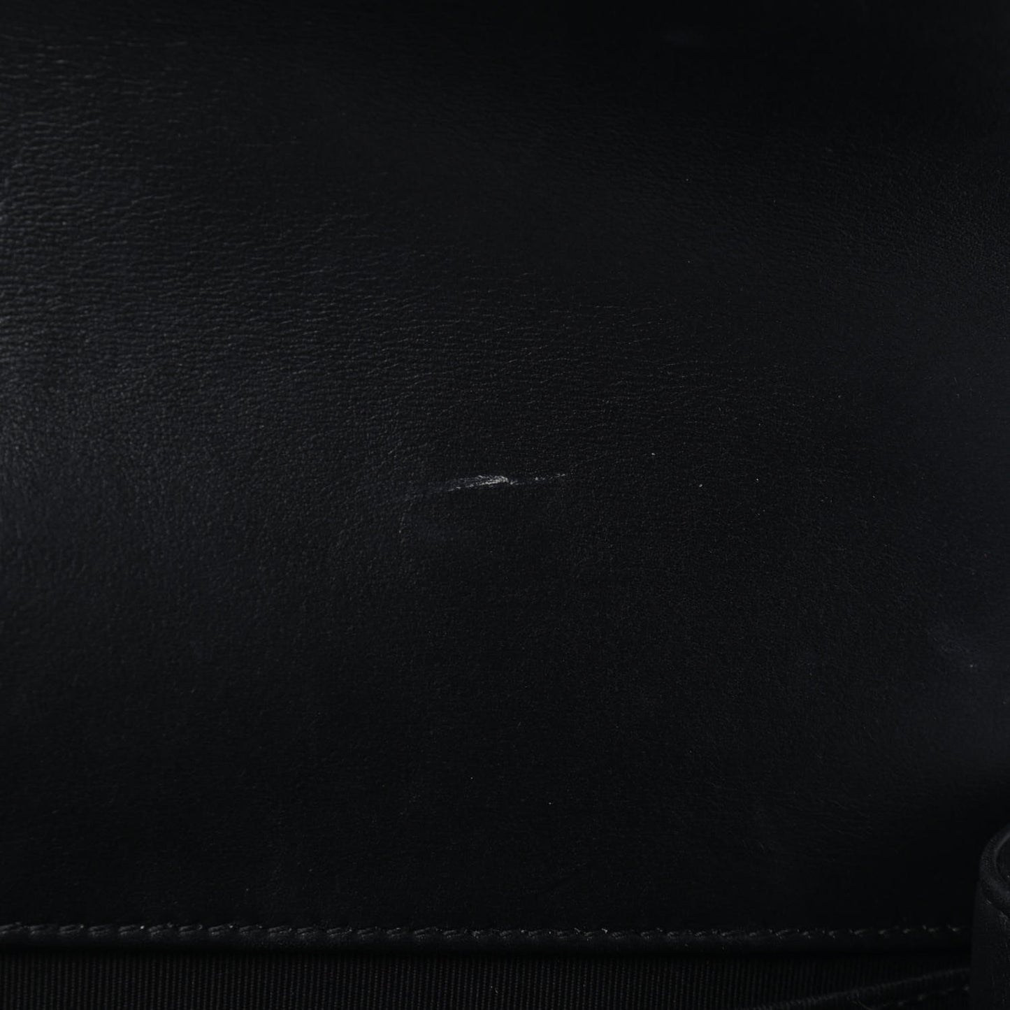 Lambskin Quilted Medium Boy Flap Black