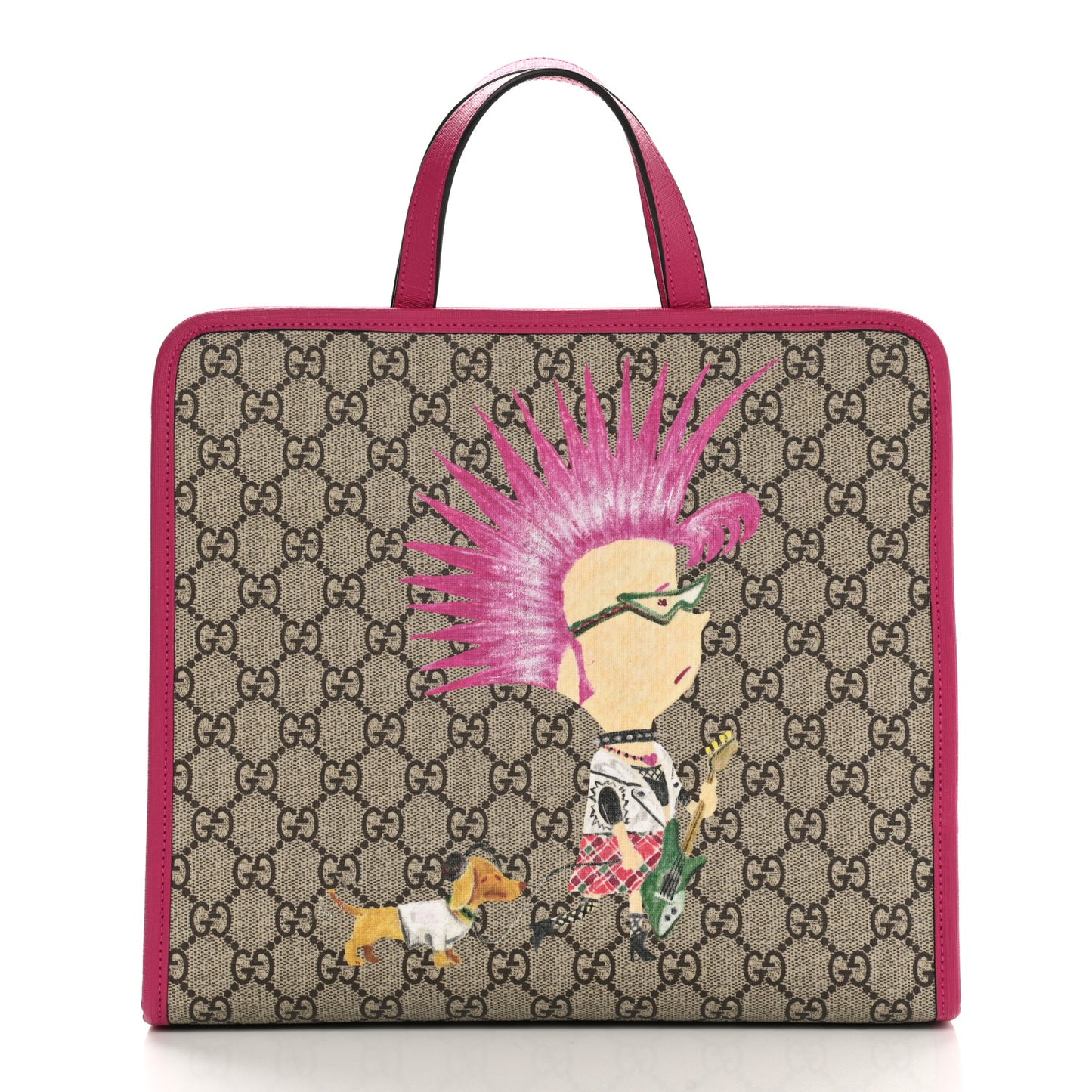 GG Supreme Monogram Punk Print Childrens Tote