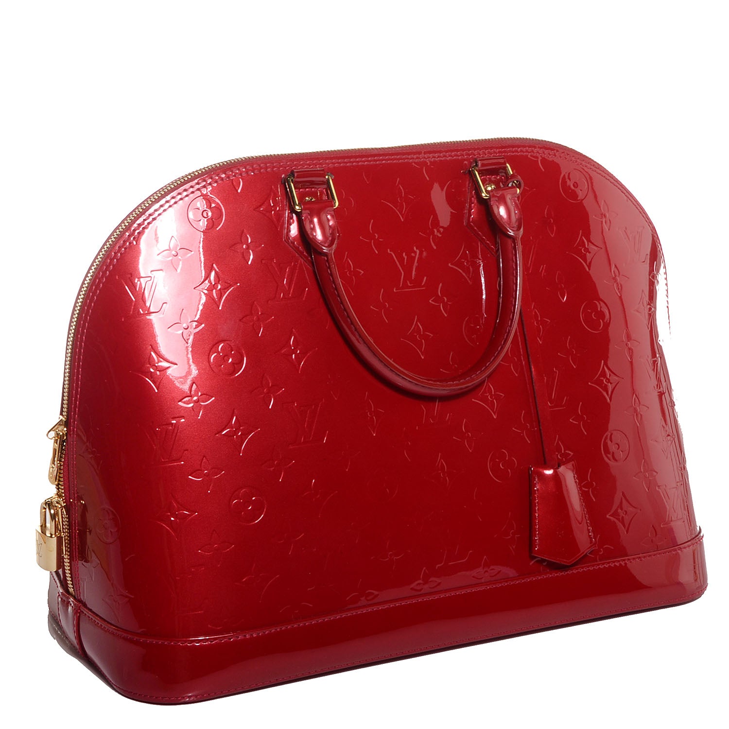 Louis Vuitton Vernis Alma GM Pomme D'Amour 3 of 7