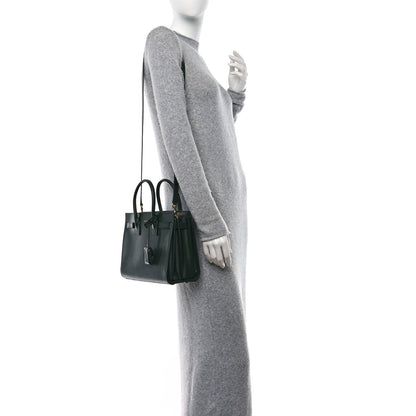 Saint Laurent Calfskin Baby Sac De Jour Dark Vert 2 of 19