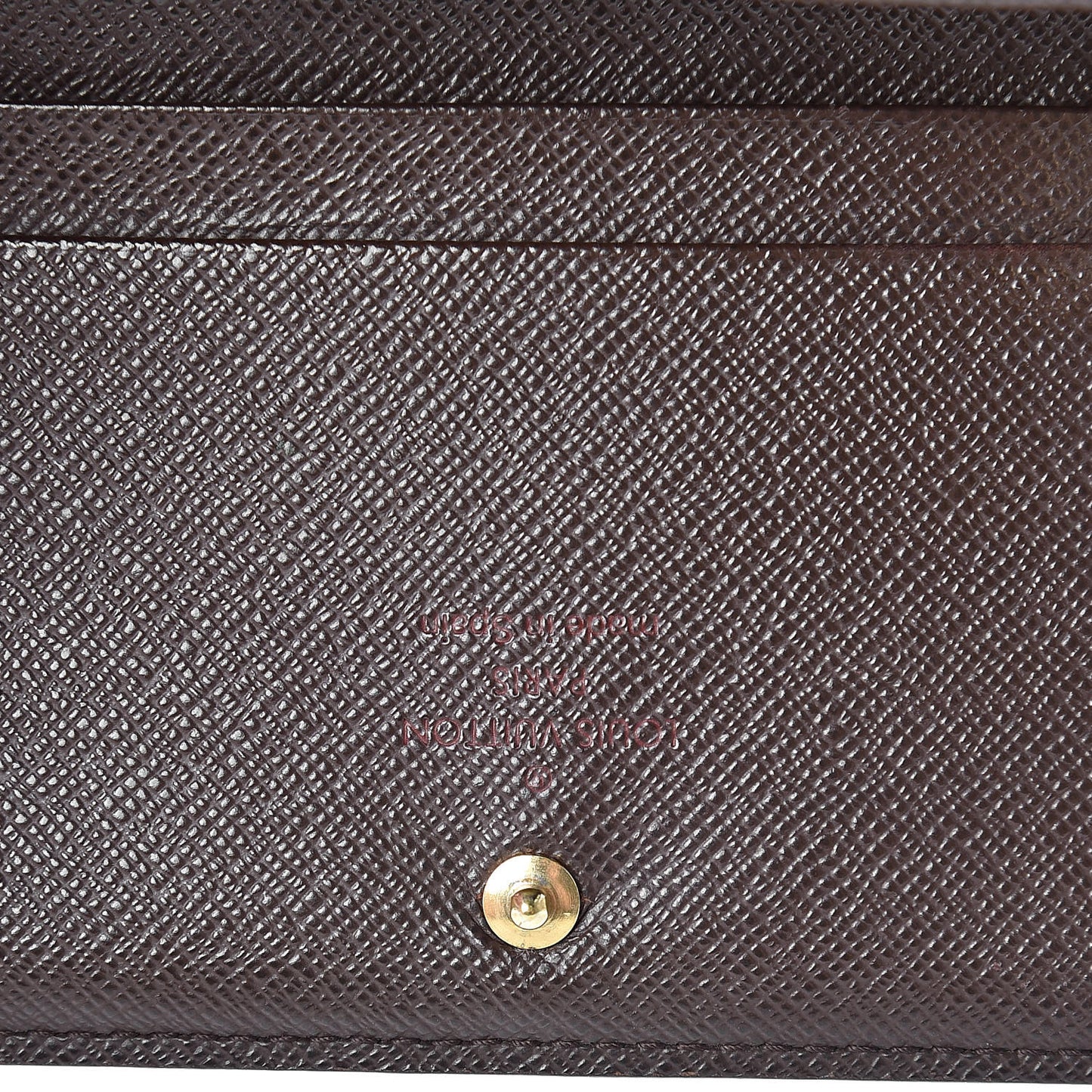 Damier Ebene Porte-Monnaie Billets Tresor Wallet
