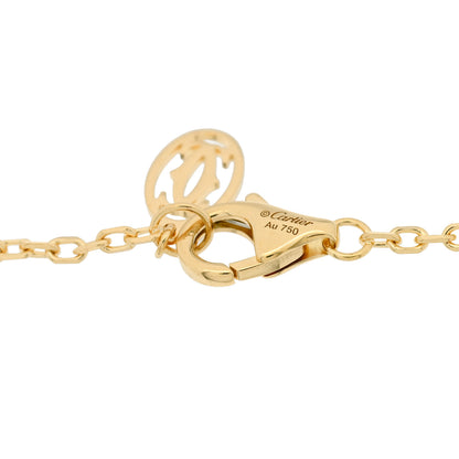 Cartier 18K Yellow Gold Diamond LM D'Amour Bracelet 3 of 4