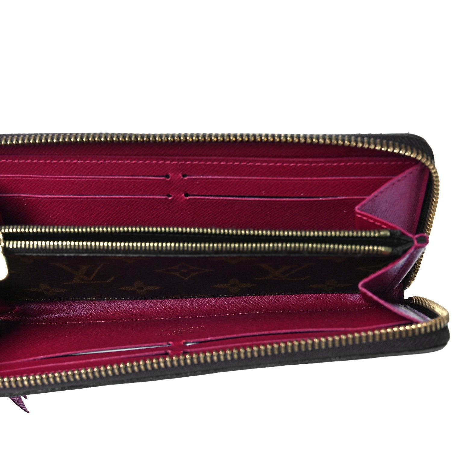 Louis Vuitton Monogram Clemence Wallet Fuchsia 5 of 8