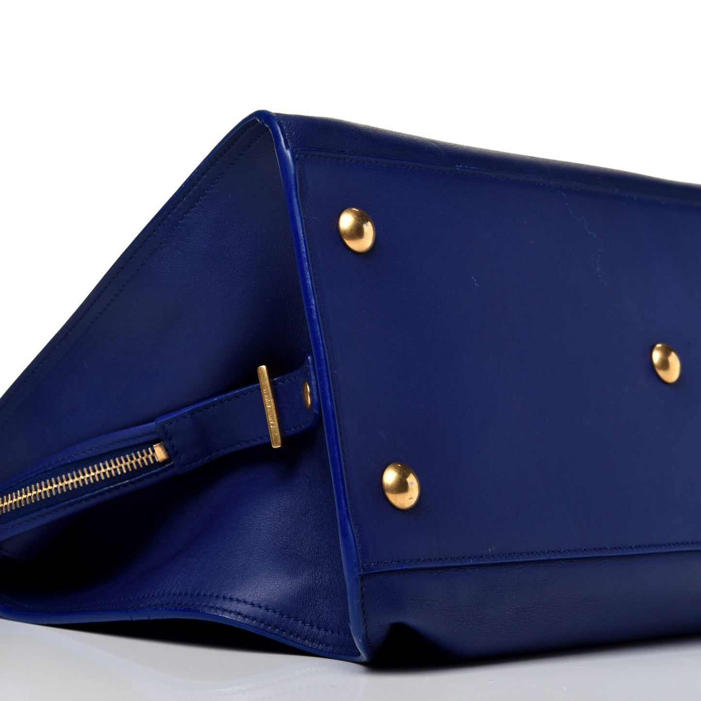 Calfskin Medium Classic Y Cabas Royal Blue