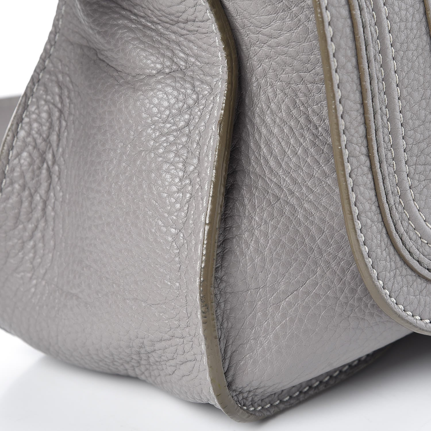 Chloe Calfskin Medium Marcie Top Handle Bag Cashmere Grey 13 of 19