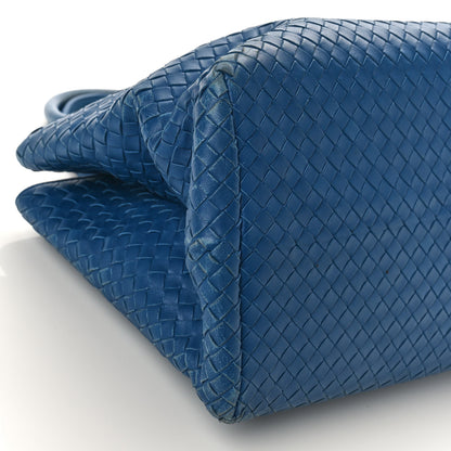 Bottega Veneta Nappa Intrecciato Milano Tote Blue 9 of 15