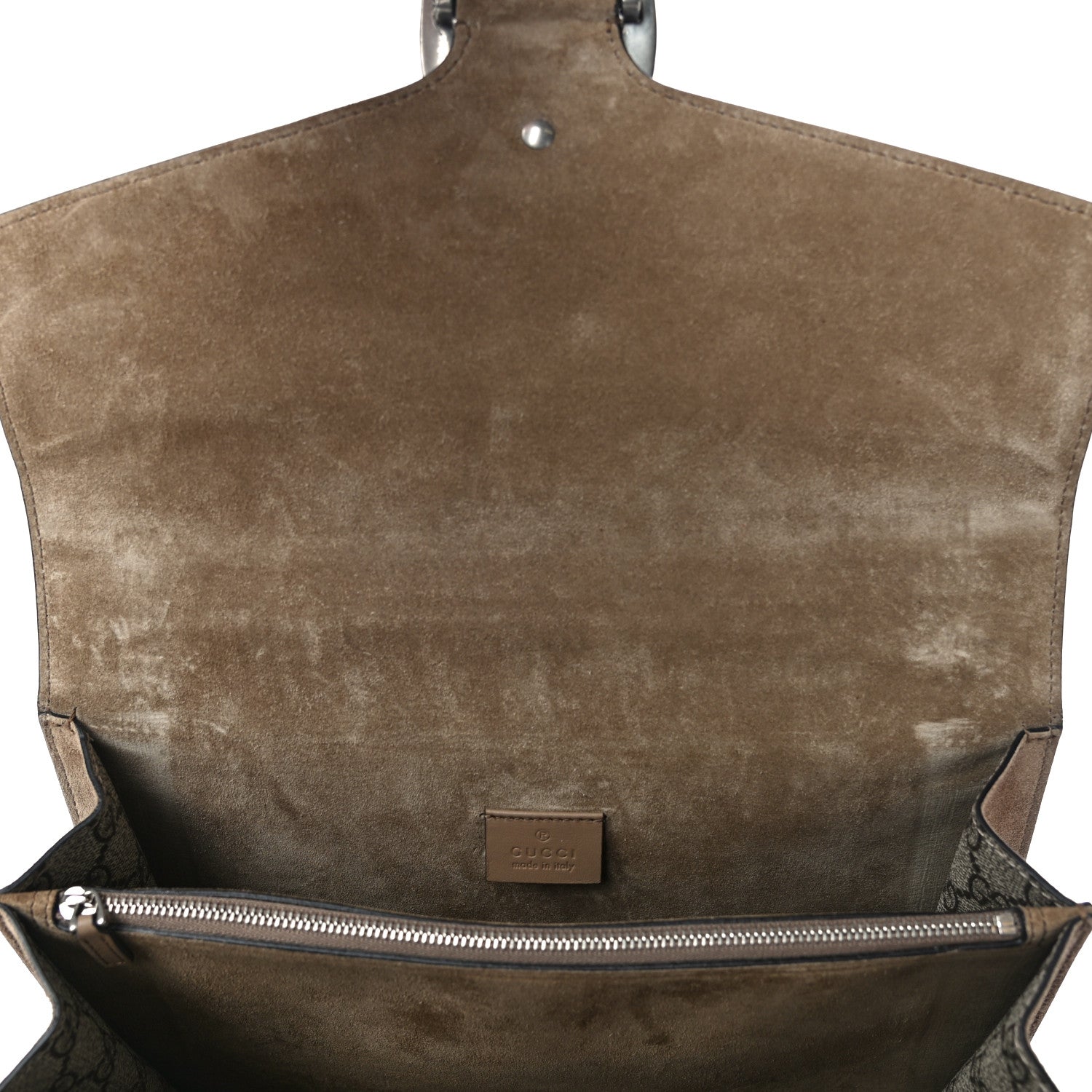 Gucci GG Supreme Monogram Medium Dionysus Shoulder Bag Taupe 12 of 19