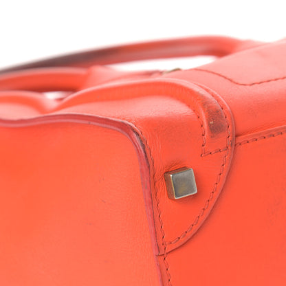 Celine Smooth Calfskin Micro Luggage Bright Orange 7 of 30