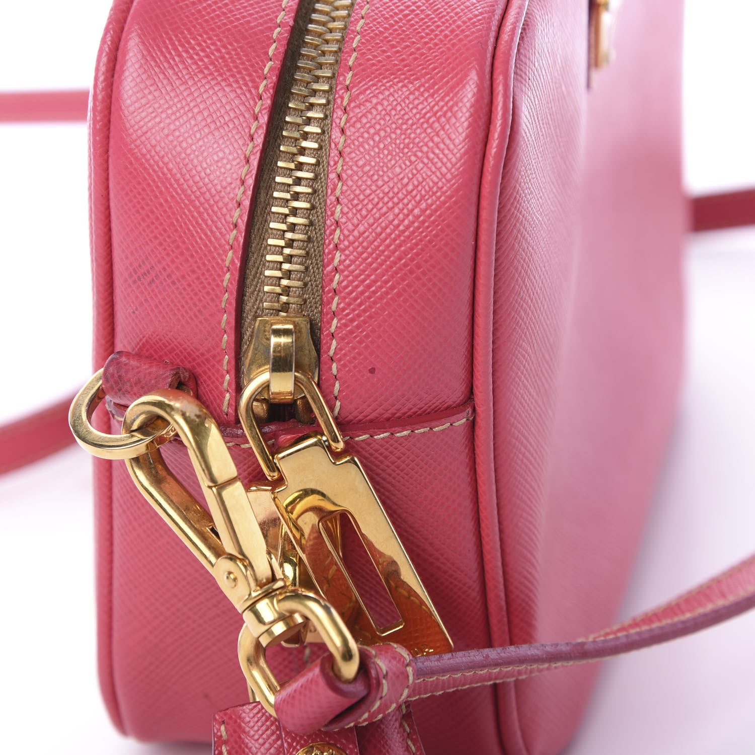 Prada Saffiano Camera Crossbody Peonia 13 of 17