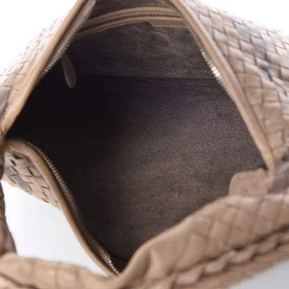 Bottega Veneta Nappa Snakeskin Intrecciato Medium Veneta Tiger Print Hobo Maple 7 of 10