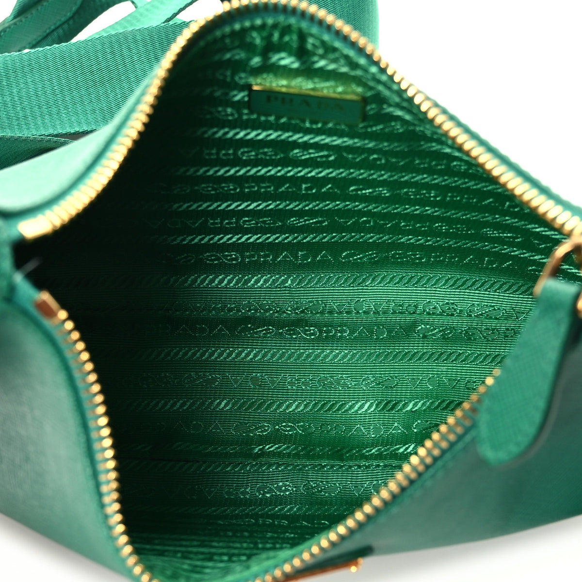 Prada Saffiano Lux Re-Edition 2005 Shoulder Bag Mango 5 of 10