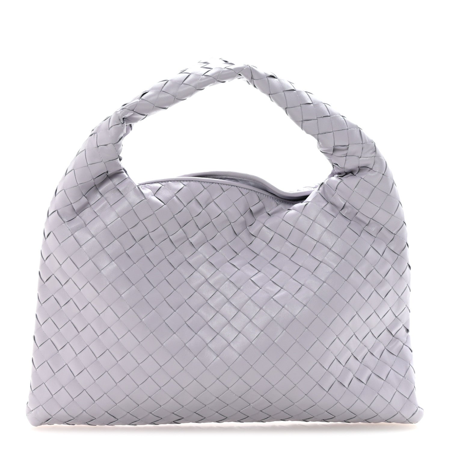 Bottega Veneta Calfskin Intrecciato Small Hop Oyster Lilac 1 of 10