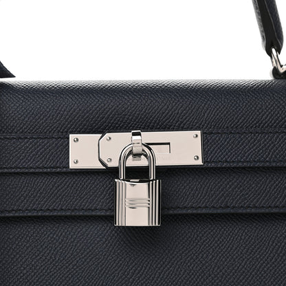 Hermes Epsom Kelly Sellier 28 Bleu Indigo 10 of 10