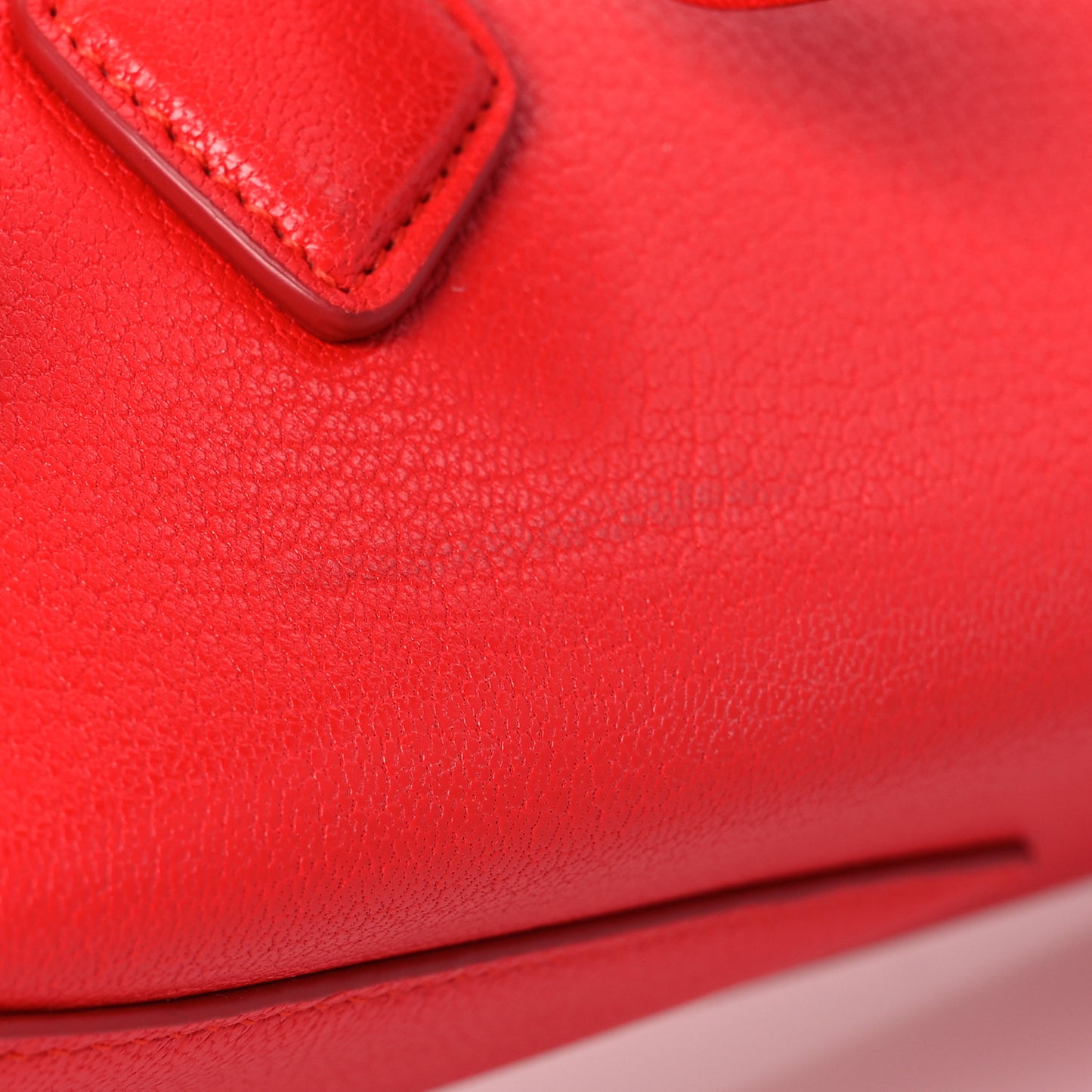 Goatskin Small Le Teckel Bag Rouge