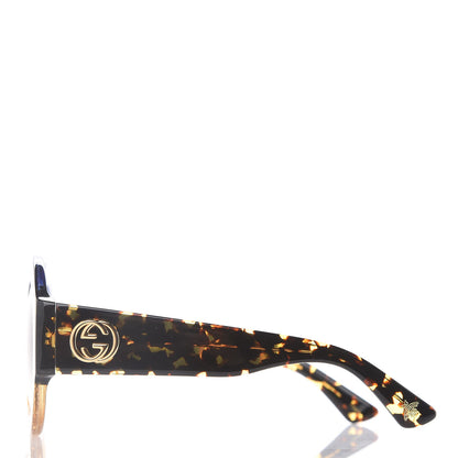Gucci Acetate Round GG0084S Sunglasses Glitter Blue Multi 2 of 7