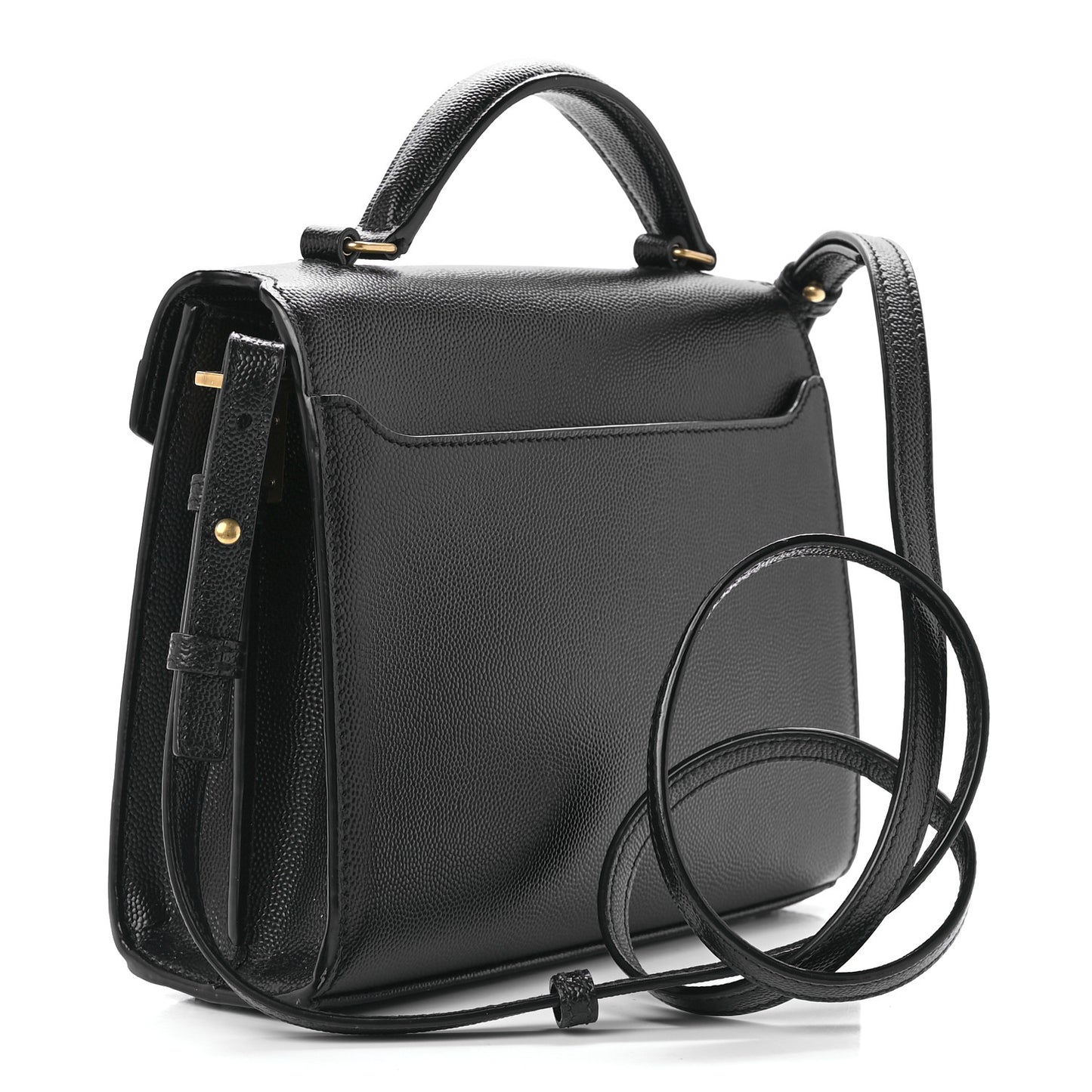 Grain de Poudre Mini Classic Monogram Cassandra Top Handle Black