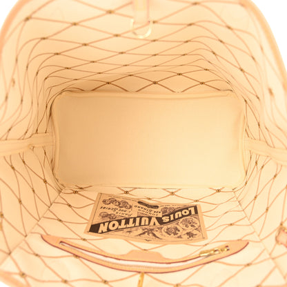 Louis Vuitton Damier Azur Summer Trunks Neo Neverfull MM 6 of 10