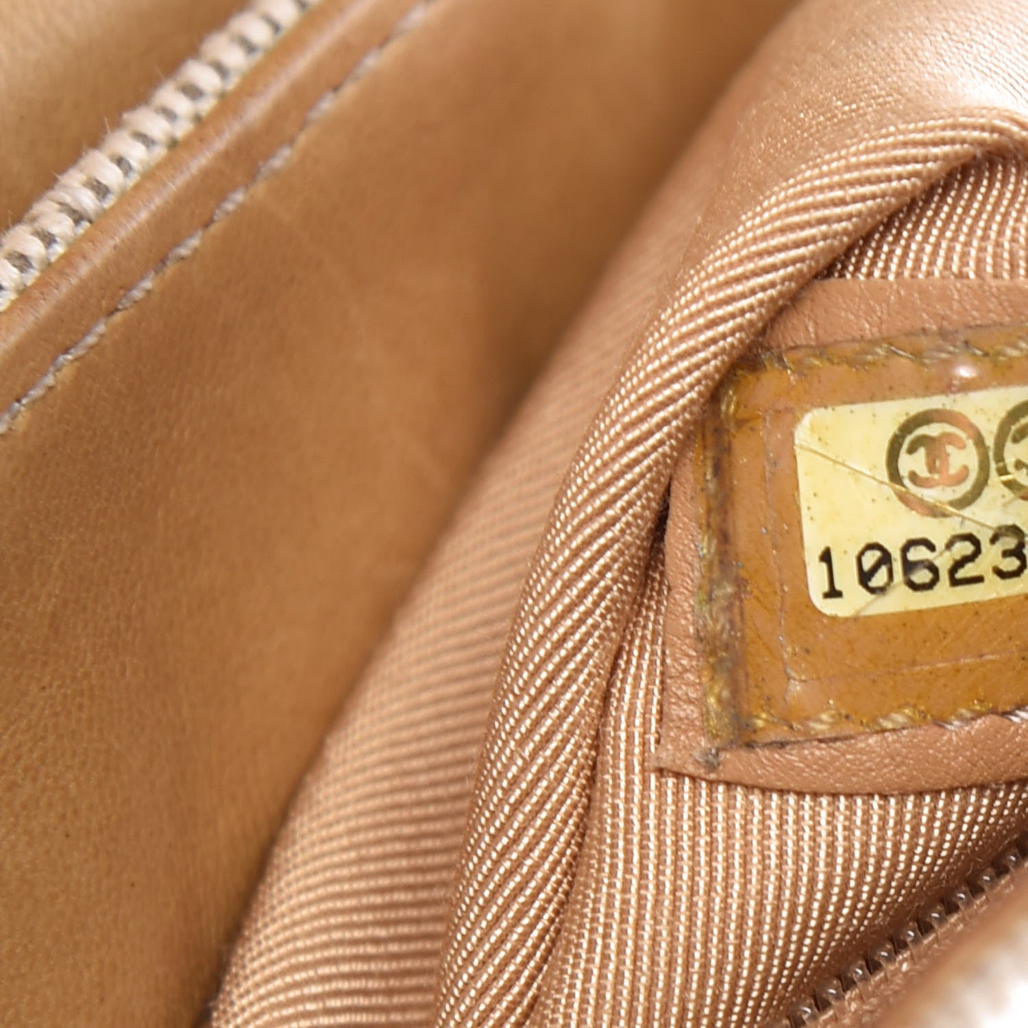Chanel Canvas Camellia N°5 Flap Beige Brown 7 of 21