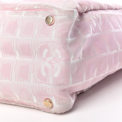 Chanel Nylon Travel Large Tote Pink 11 of 19