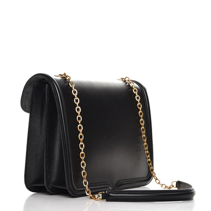Alexander McQueen Calfskin Heroine Chain Satchel Black 3 of 10