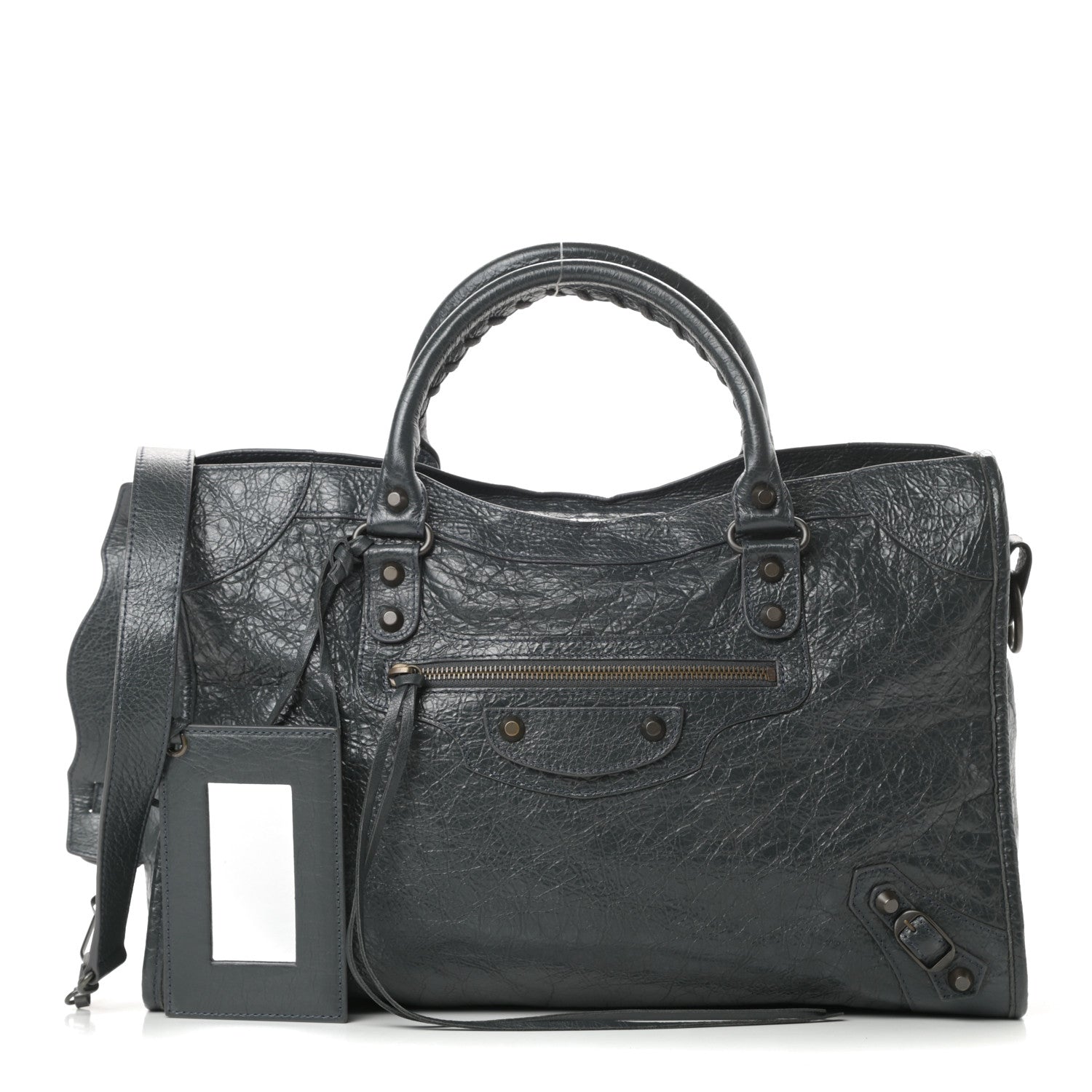 Balenciaga Agneau Classic Hardware City Anthracite 1 of 11