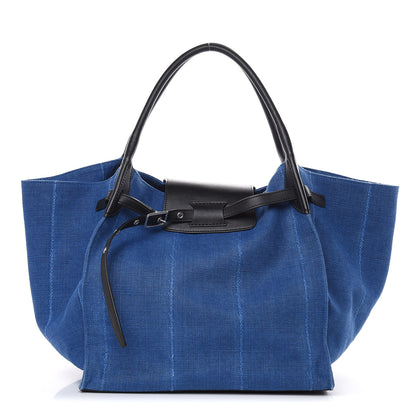 Celine Denim Medium Big Bag Navy Blue 1 of 12