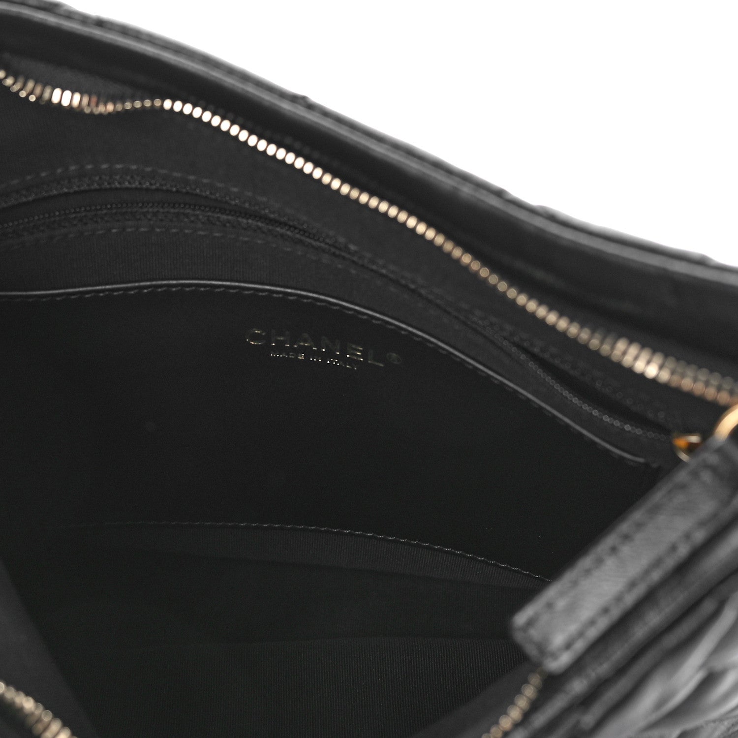 Chanel Lambskin Quilted Large CC Links Hobo Black 5 of 9