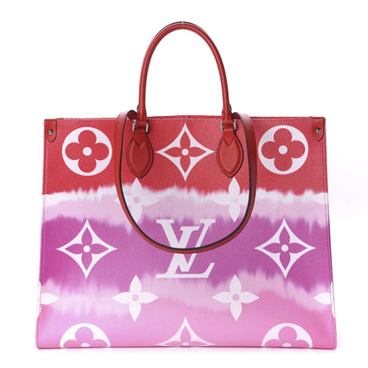 Louis Vuitton Monogram Escale Onthego GM Rouge 1 of 11