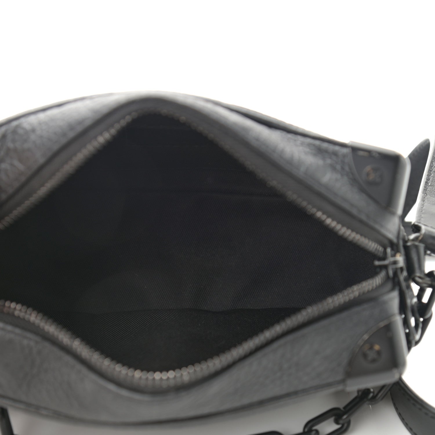 Louis Vuitton Taurillon Monogram Mini Soft Trunk Black 5 of 12