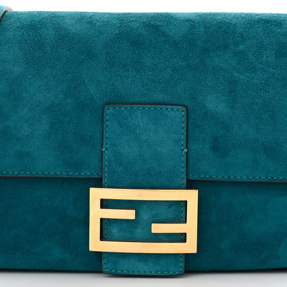 Fendi Chamois Baguette Ottanio 8 of 10