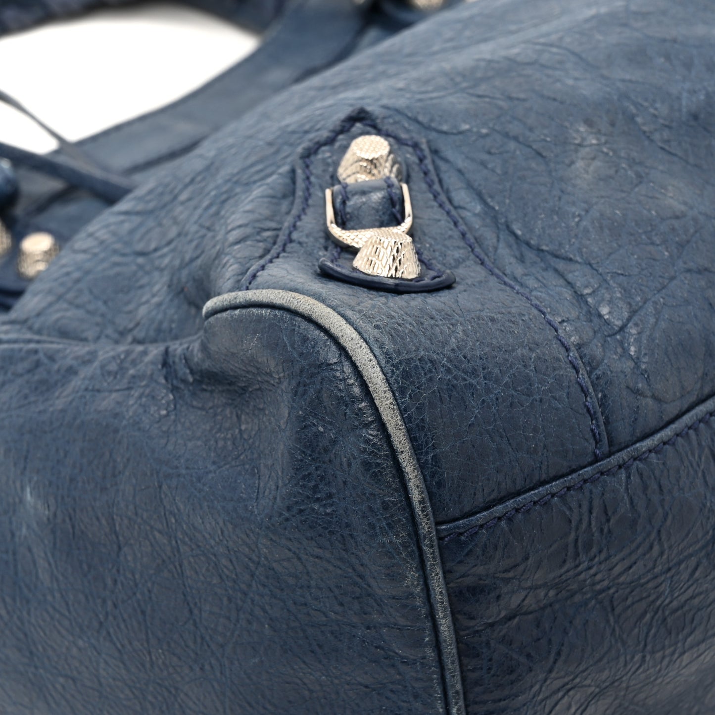 Agneau Giant 12 Silver Hardware Velo Bleu Mineral