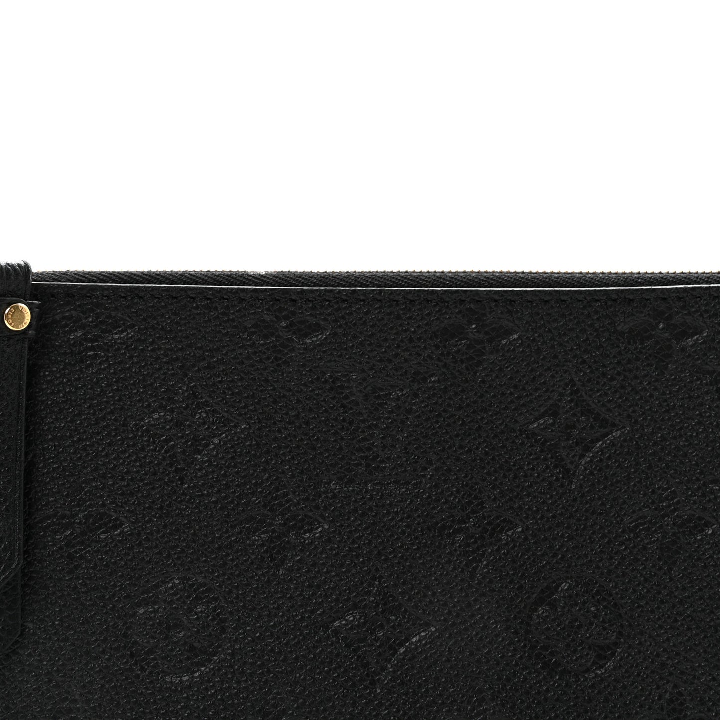 Empreinte Double Zip Pochette Black