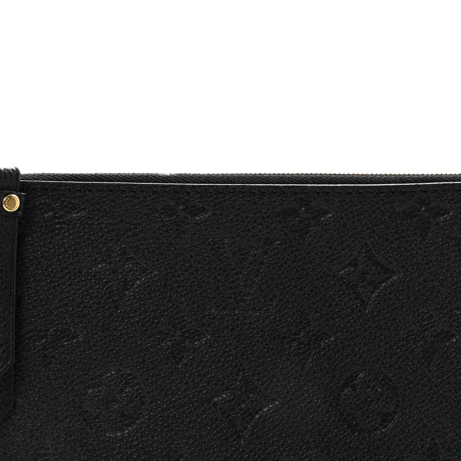 Louis Vuitton Empreinte Double Zip Pochette Black 7 of 8