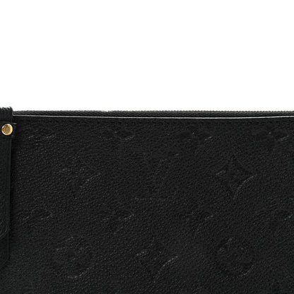 Louis Vuitton Empreinte Double Zip Pochette Black 7 of 8