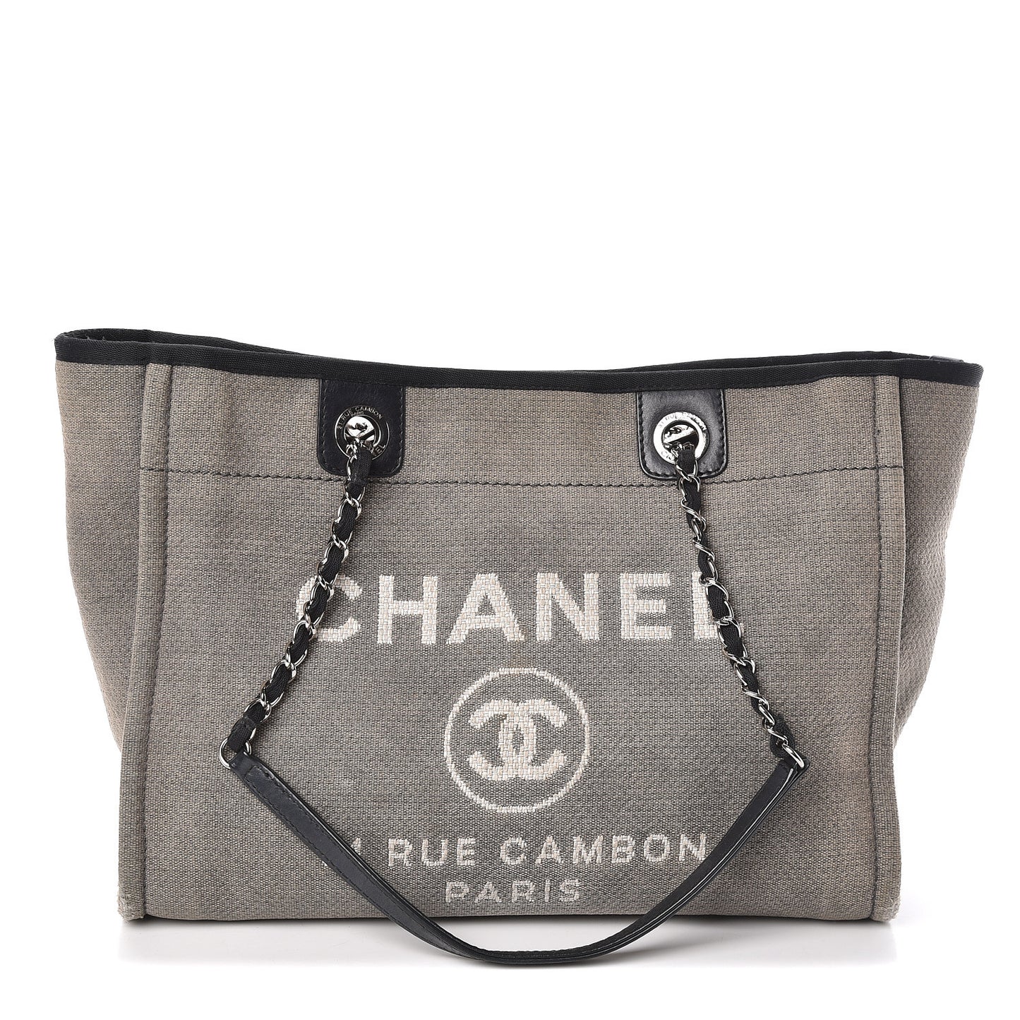 Canvas Small Deauville Tote Blue