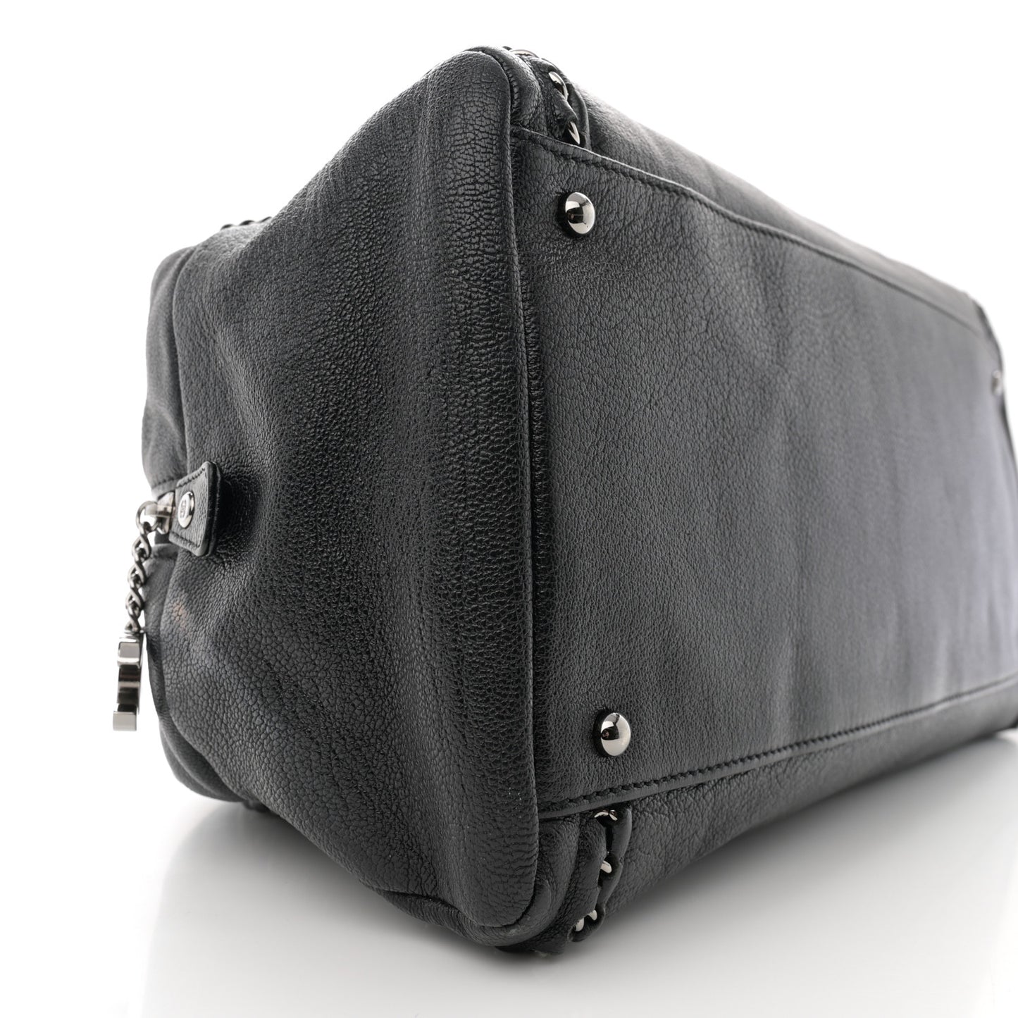 Smooth Calfskin Medium Luxe Ligne Bowler Black