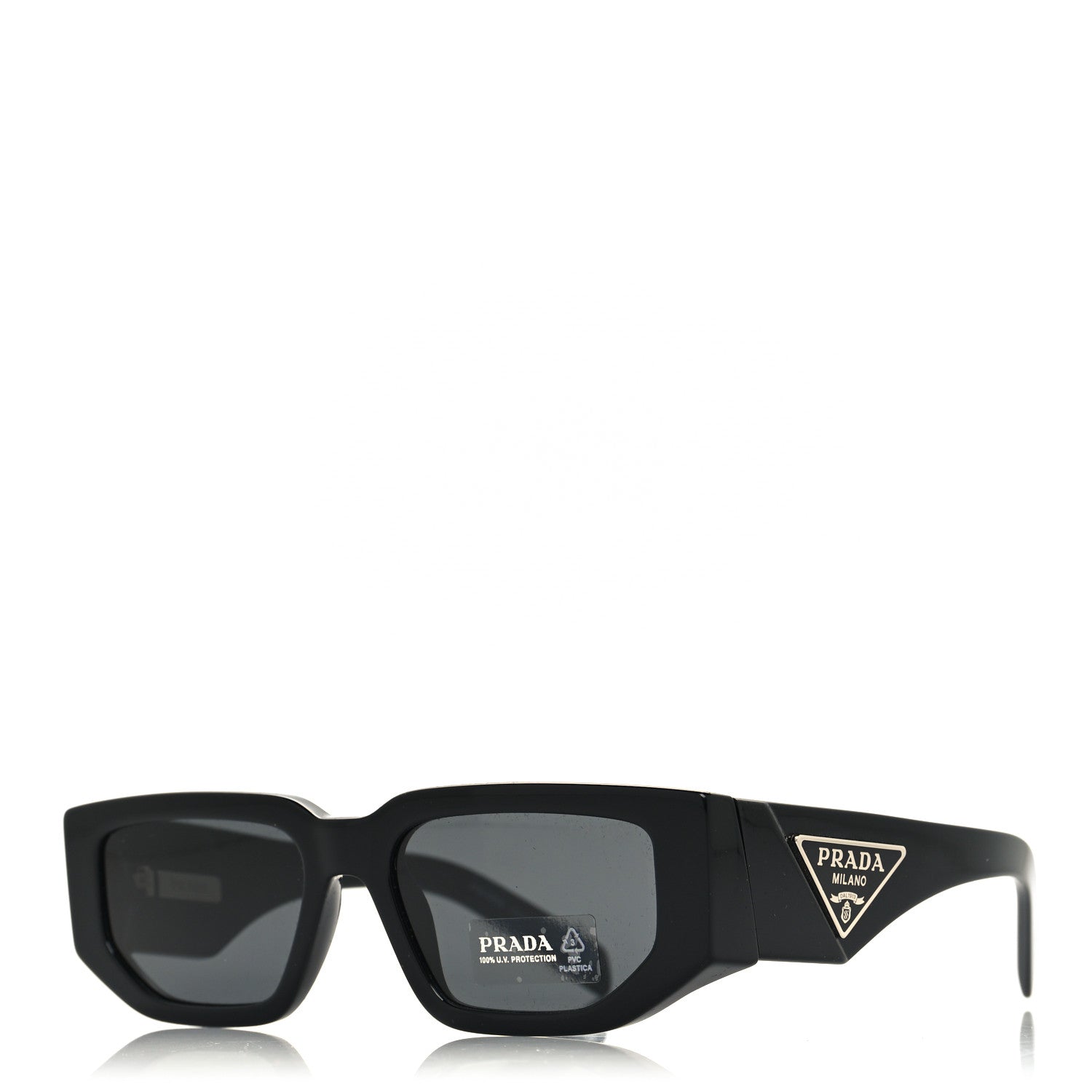 Prada Acetate Sunglasses SPR 09Z Black 1 of 8