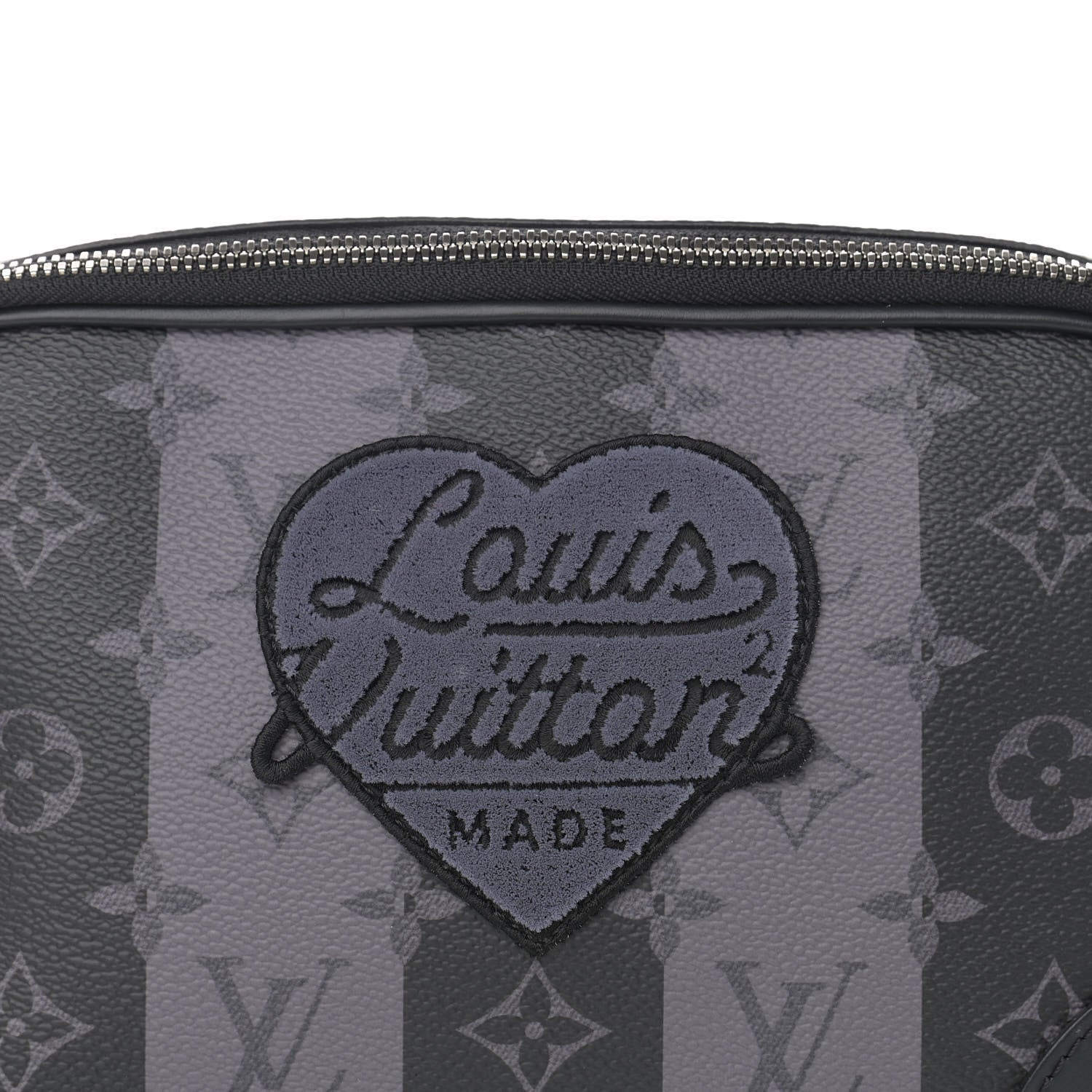 Louis Vuitton X NIGO Monogram Eclipse Stripes LV Heart Modular Sling Bag 8 of 11