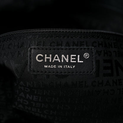 Chanel Distressed Caviar XL Coco Cabas Black 7 of 18