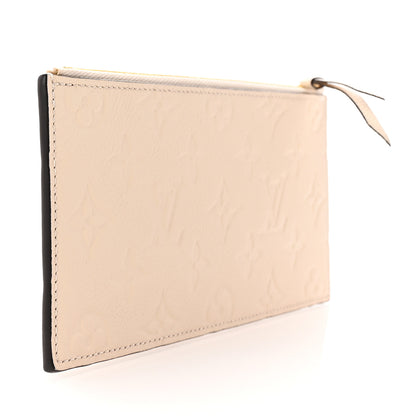 Louis Vuitton Empreinte Felicie Chain Wallet Zippered Insert Cream 3 of 6