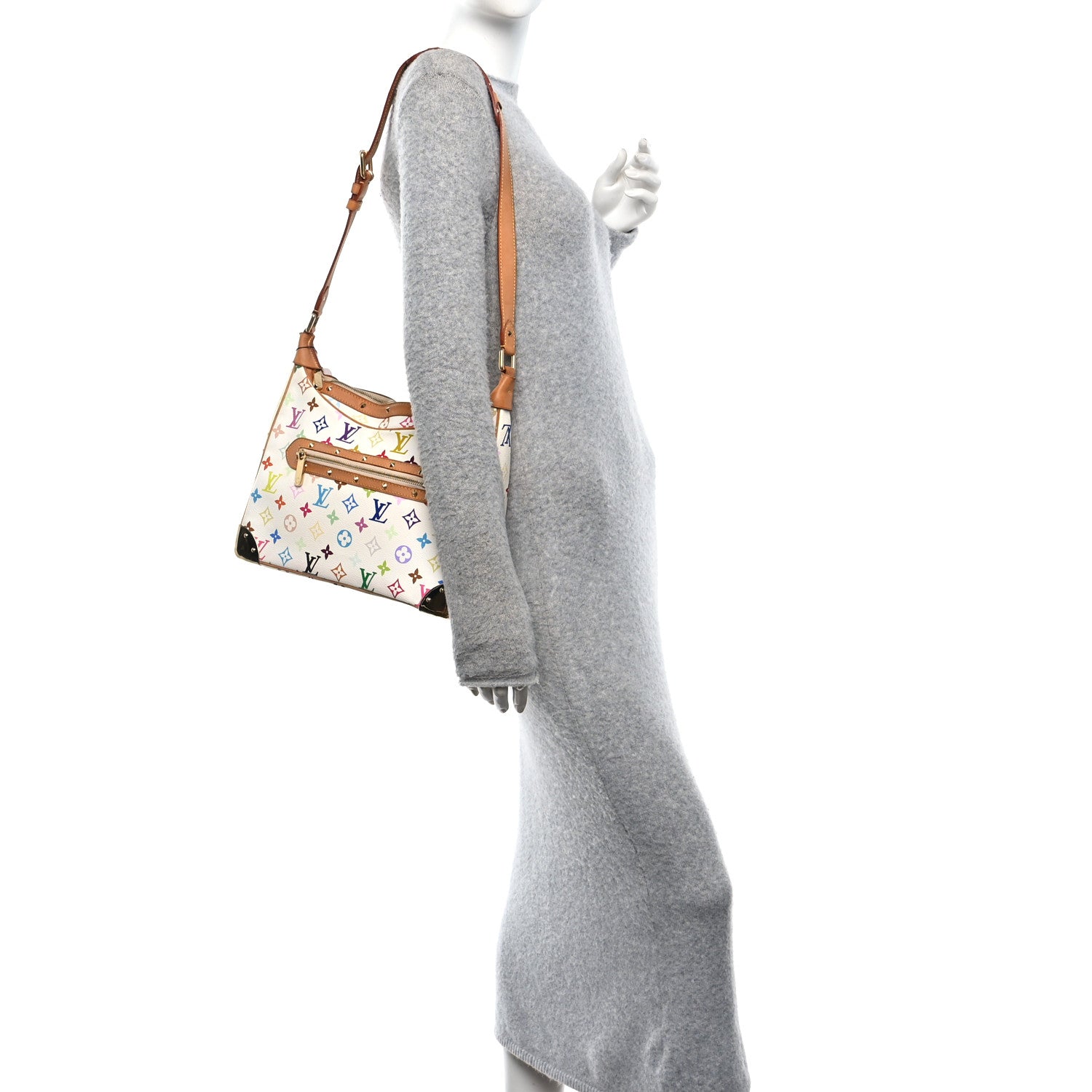 Louis Vuitton Monogram Multicolor Boulogne White 2 of 9