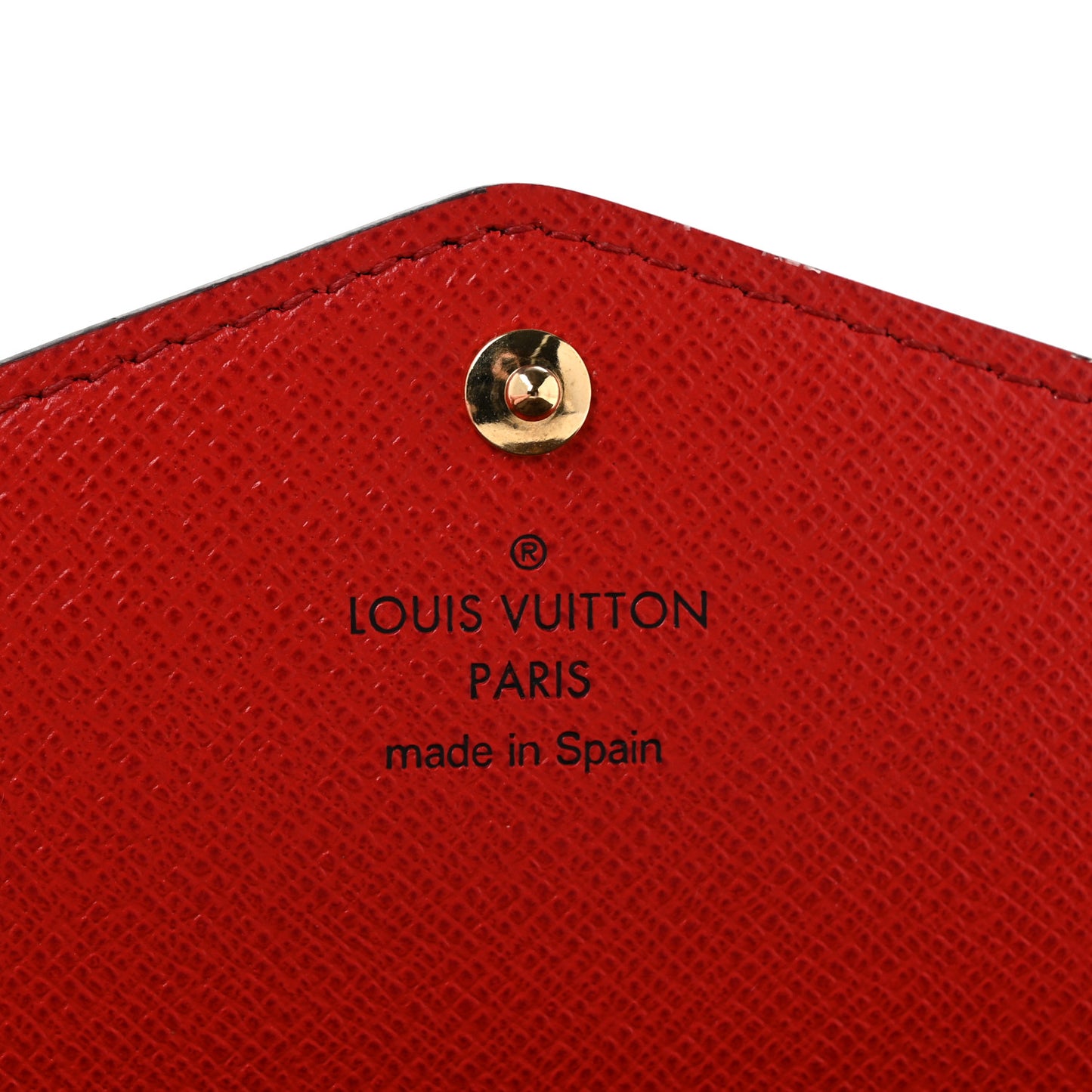 Monogram Sarah Wallet NM Coquelicot