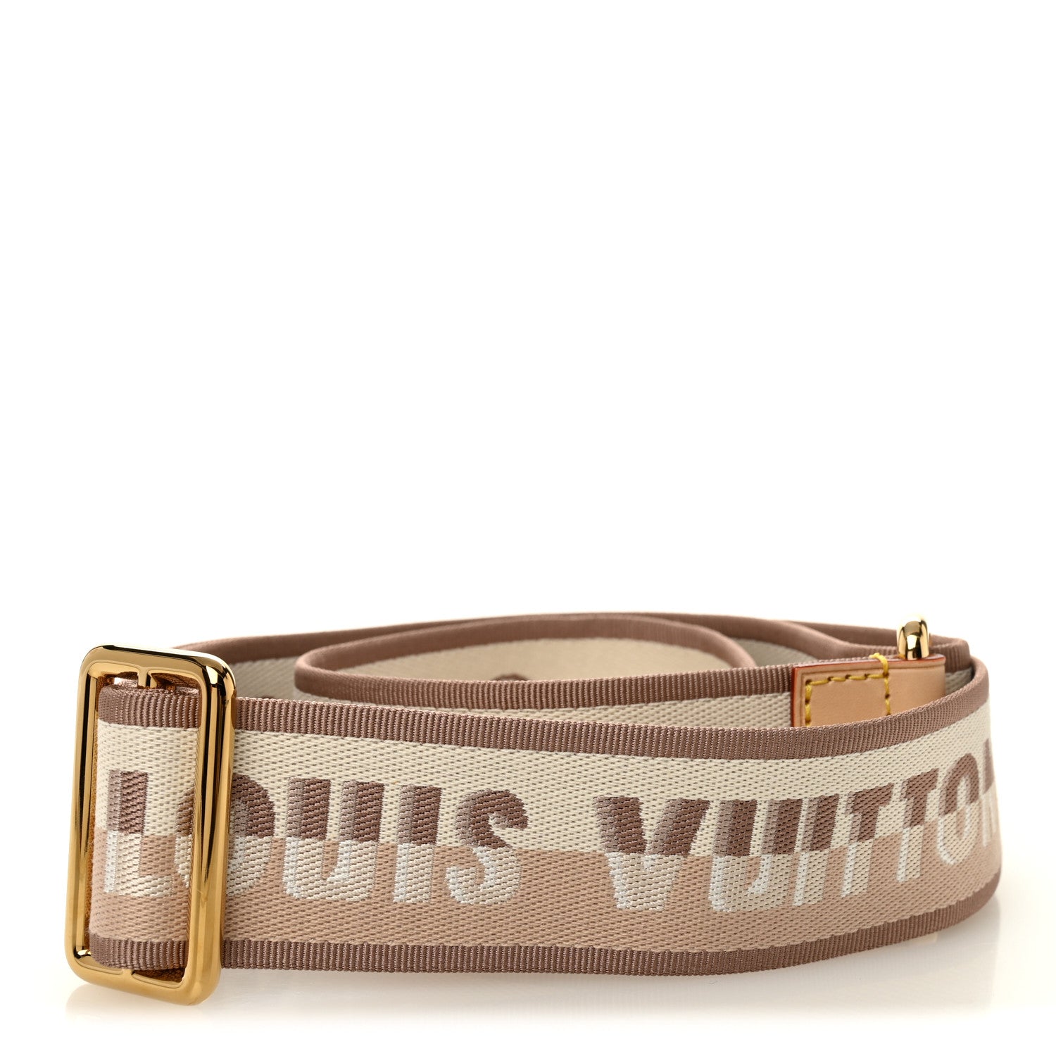 Louis Vuitton Jacquard Speedy Bandouliere 20 Shoulder Strap Beige 2 of 4