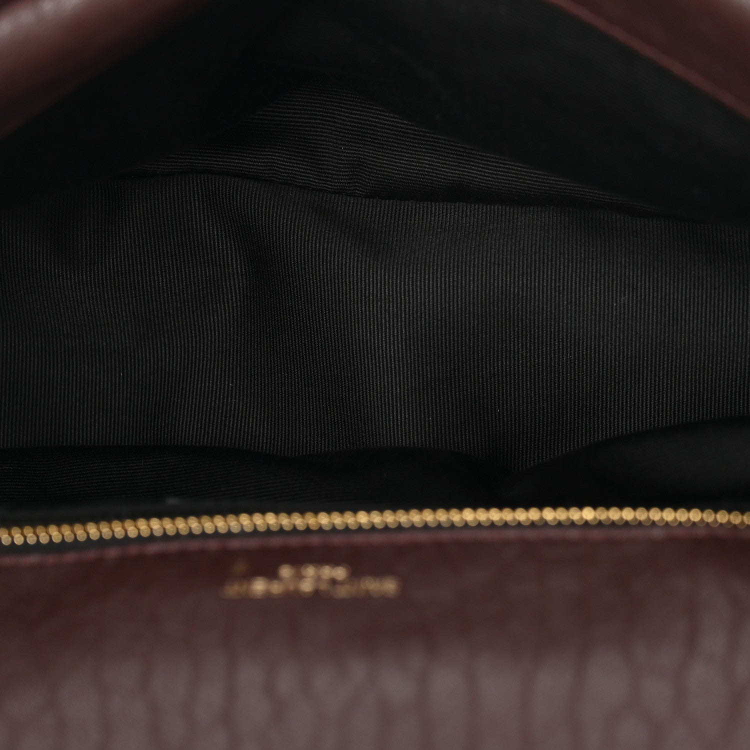 Saint Laurent Grained Lambskin Medium Calypso Dark Currant 5 of 10