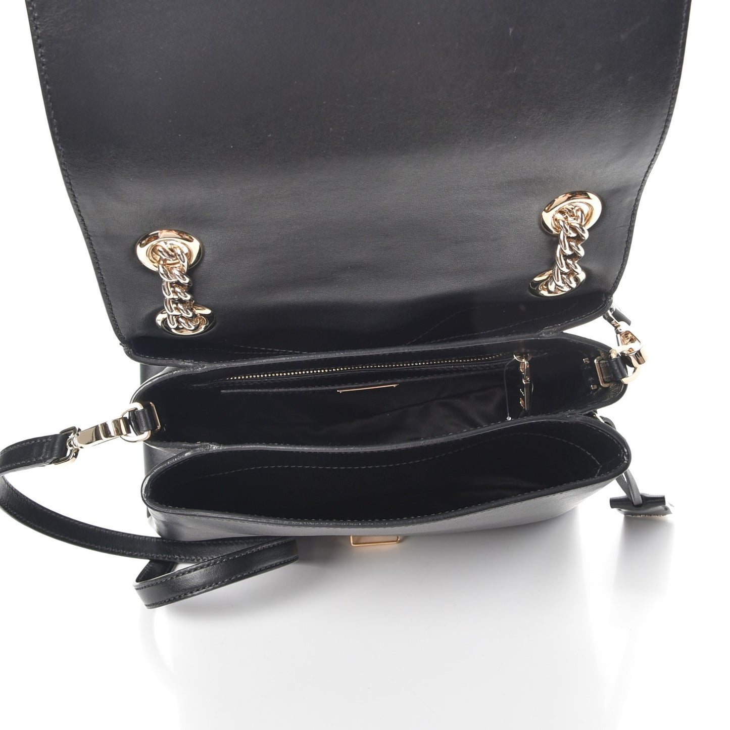 Soft Calfskin Top Handle Satchel Nero Black