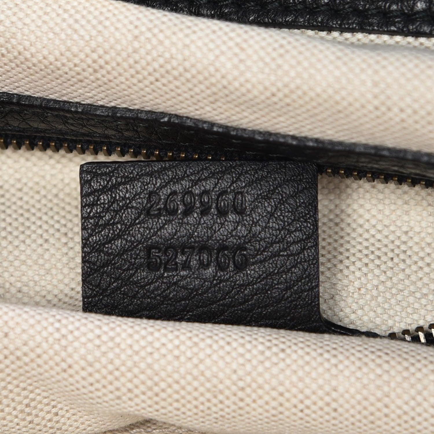 Gucci Calfskin Large Ride Shoulder Bag Black 7 of 7