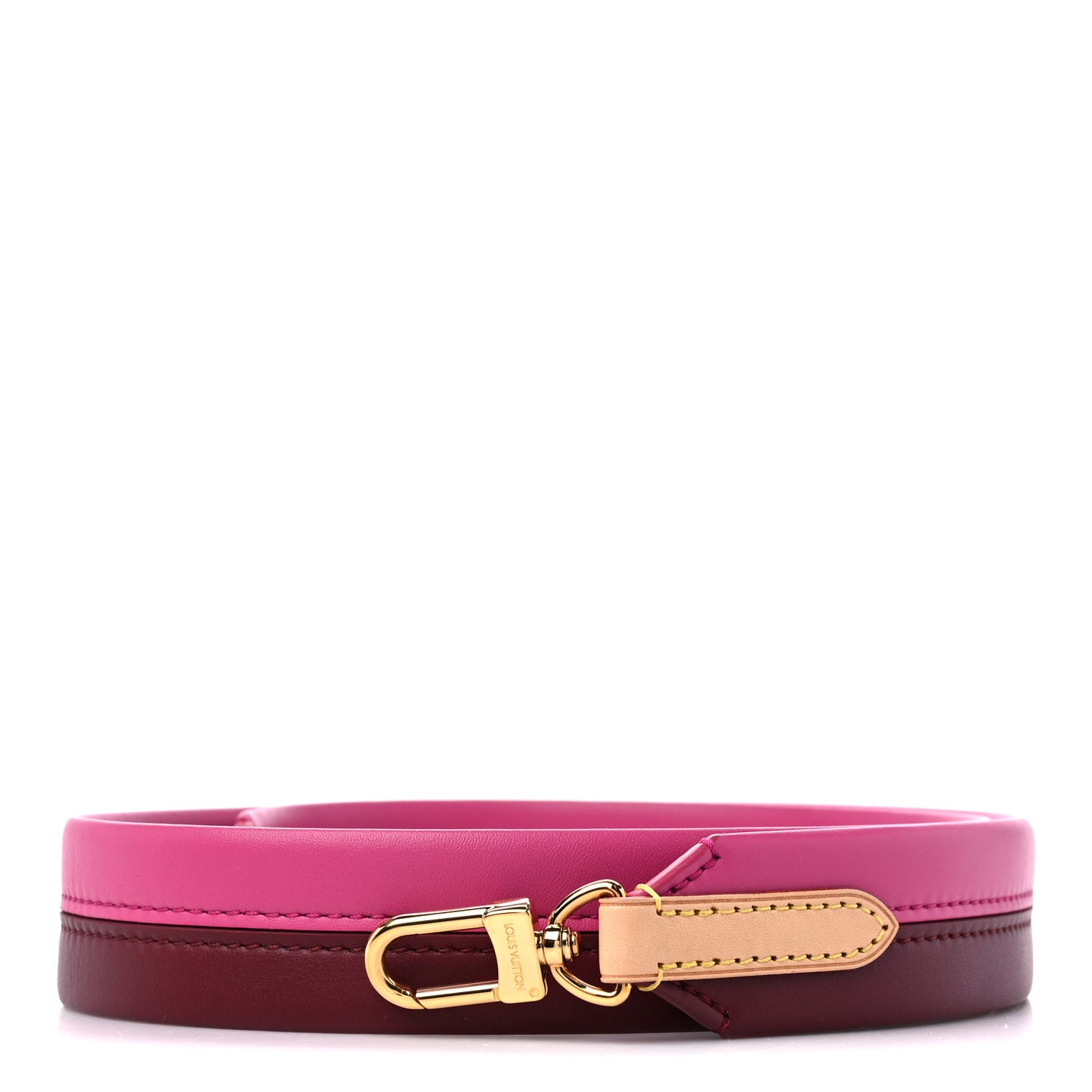 Calfskin Cluny BB Shoulder Strap Bordeaux Fuchsia