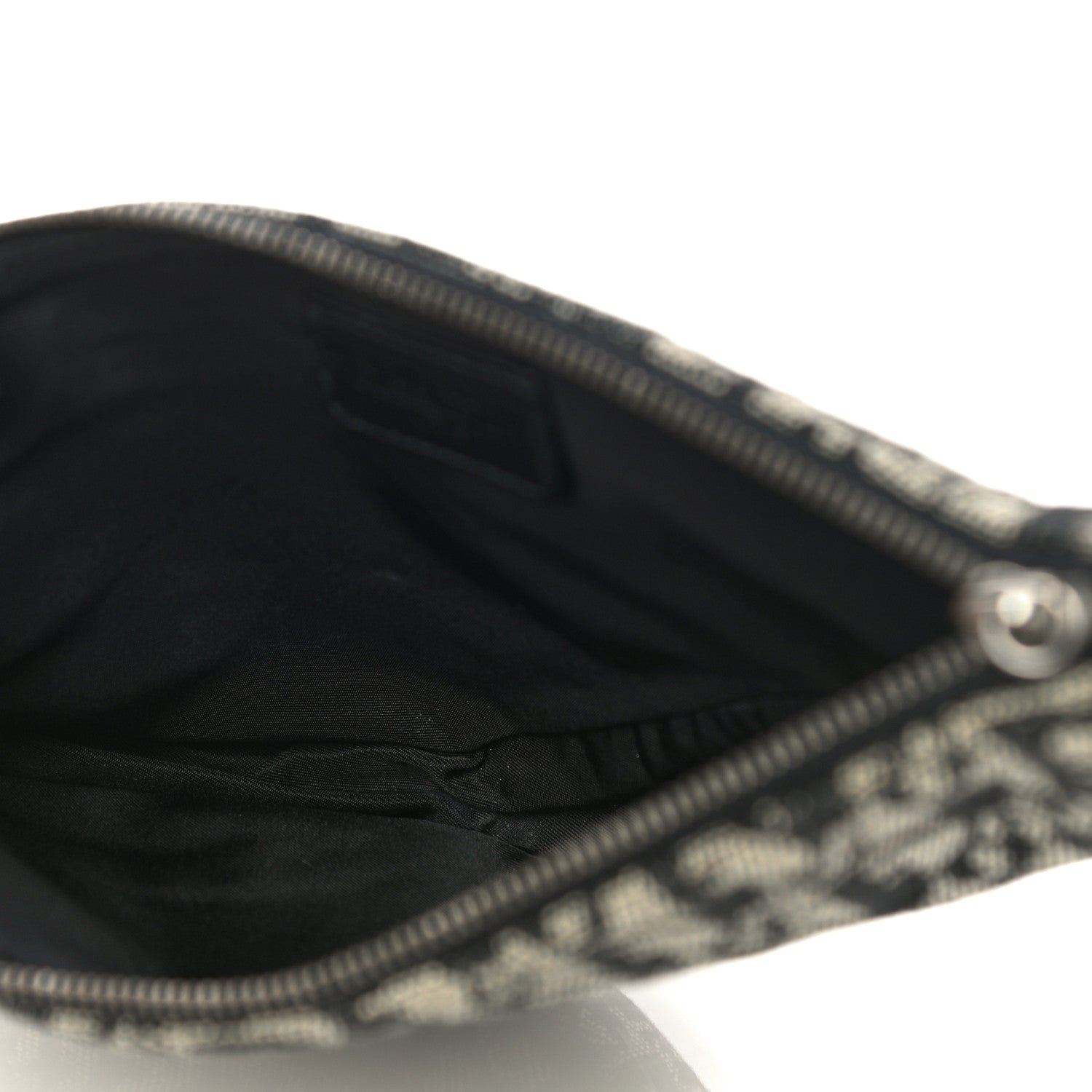 Christian Dior Monogram Mini Saddle Pochette Black 5 of 11