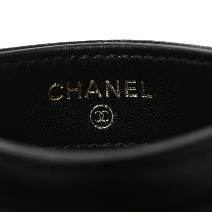 Chanel Caviar Quilted CC Card Holder Black 6 of 9